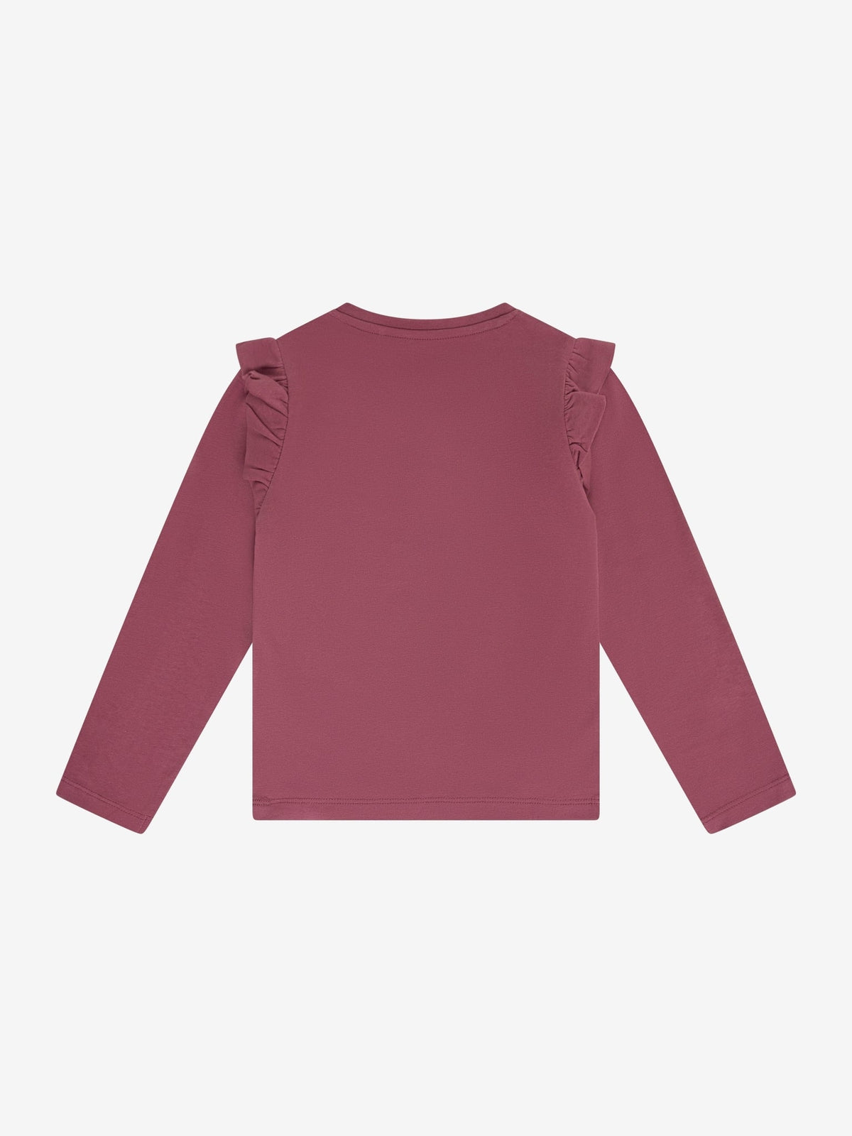 Minymo Langarmshirt Crushed Berry Rückansicht