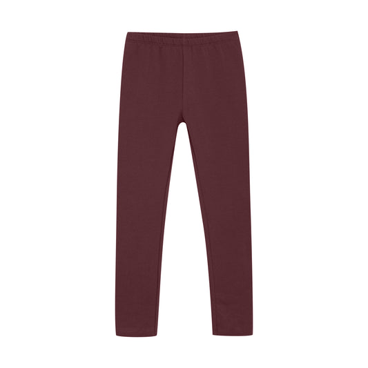 Gefütterte MINYMO Leggings aus Baumwolle in Braun – erhältlich bei Bärechind in Winterthur, Zürich, Schweiz.

