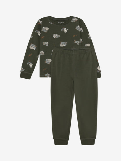 Minymo Pyjama Set Beetle mit Faultieren