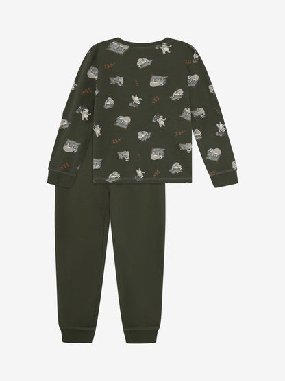 Minymo Pyjama Beetle gefaltet mit Oberteil und Hose