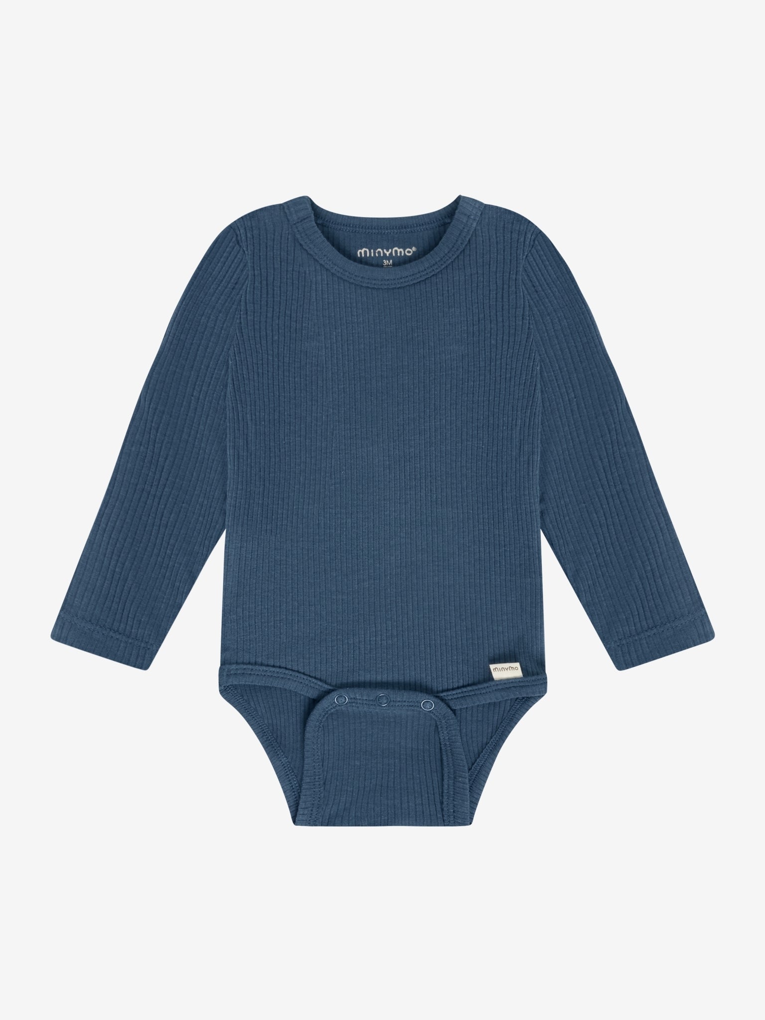 Minymo Rippbody in Midnight Navy, Frontansicht