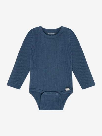 Minymo Rippbody in Midnight Navy, Frontansicht