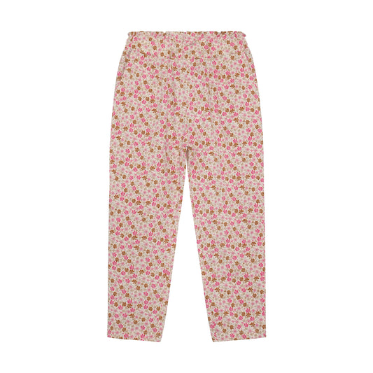 MINYMO Stoffhose mit Blumenprint rose für Kinder im Bärechind Winterthur Schweiz