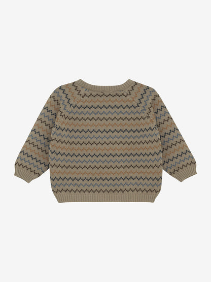 Minymo Strickpullover in Fungi, Rückansicht