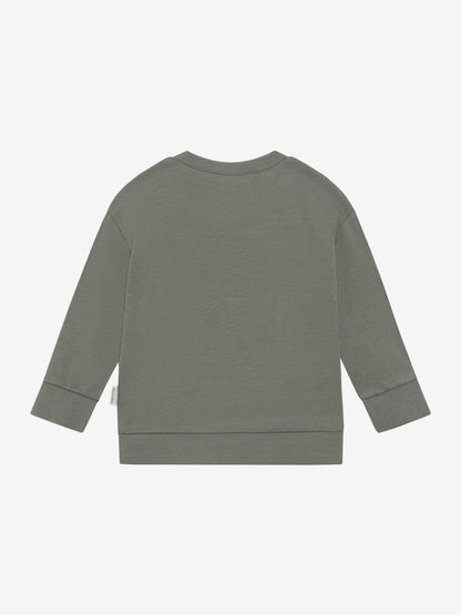Minymo Sweatshirt in Beetle, Rückansicht