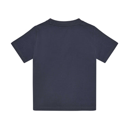 Rückseite vom Minymo Kinder T-Shirt in Grau, schlichtes Design bei Bärechind Winterthur Zürich Schweiz