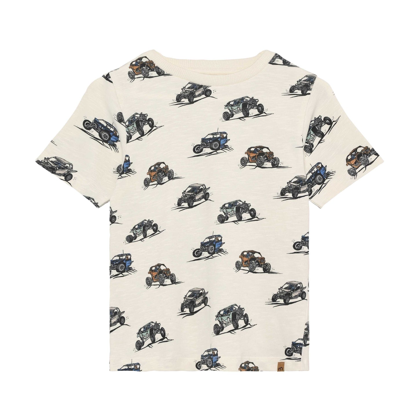 Minymo Kinder T-Shirt in Sand, zeitloses Design bei Bärechind Winterthur Zürich Schweiz