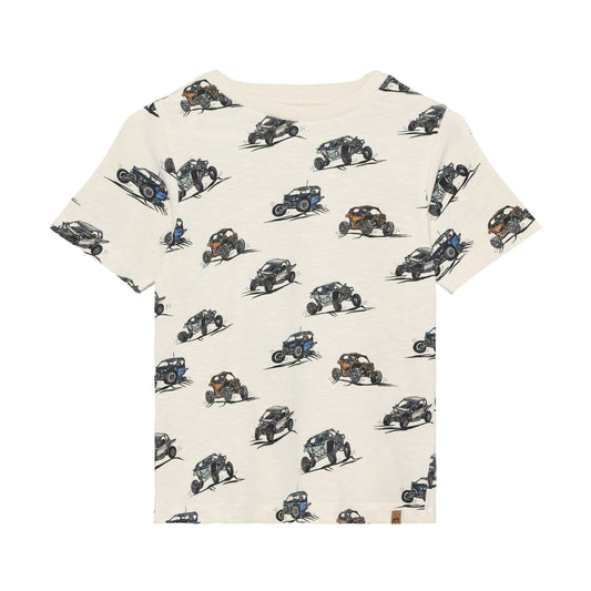 Minymo Kinder T-Shirt in Sand, zeitloses Design bei Bärechind Winterthur Zürich Schweiz