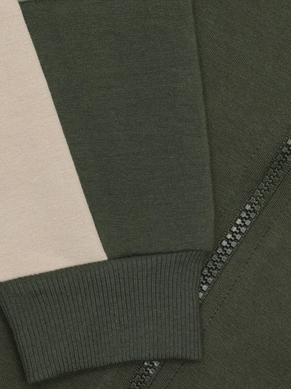 Minymo Zip Hoodie Beetle Nahaufnahme Kapuze und Kordelzug