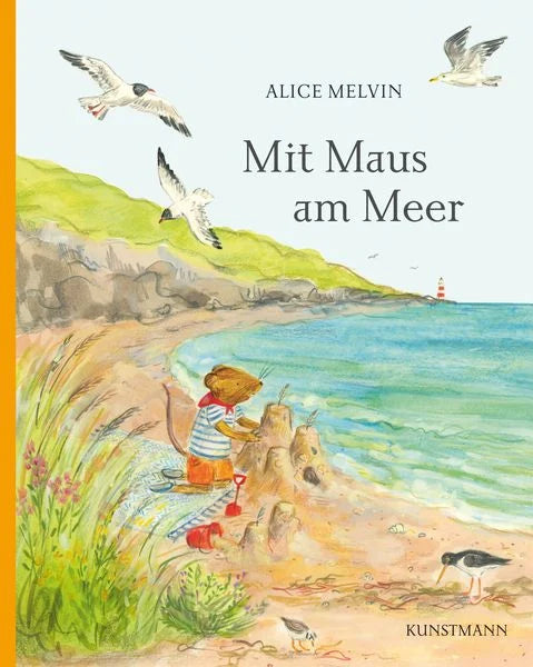 Buchcover Mit Maus am Meer von Alice Melvin