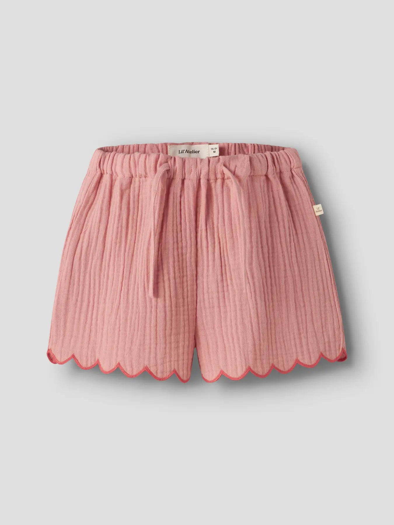 Lil’Atelier Musselin Shorts aus Bio-Baumwolle in rosa, Bärechind Winterthur Zürich Schweiz