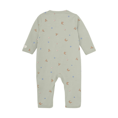 Nachhaltiger Babystrampler aus GOTS-zertifizierter Bio-Baumwolle – Hochwertige Babymode, erhältlich in Winterthur, Zürich, Schweiz.