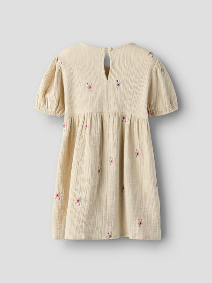 Baby Musselin Kleid mit Blumenstickerei von NAME IT bei Bärechind Winterthur Zürich Schweiz kaufen, rueckseite
