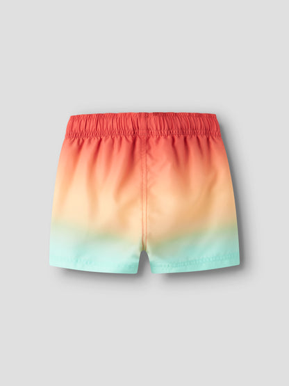 NAME IT Kinder Badehose mit Farbverlauf in Orange und Mint Rückseite, Bärechind Winterthur Zürich Schweiz kaufen
