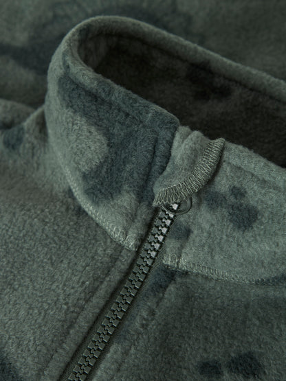 Bärechind, Name It Fleecejacke Laurel Wreath, Detailansicht Reissverschluss mit Kinnschutz