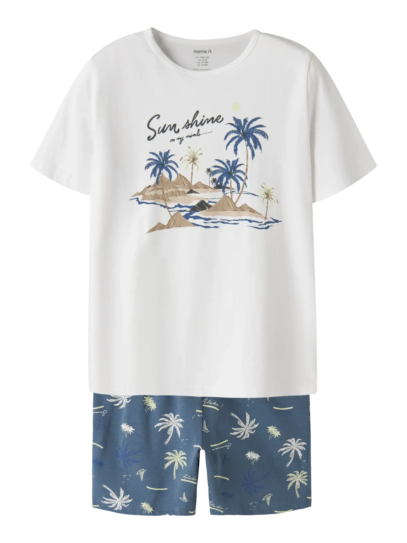 Kinder Pyjama-Set aus Bio-Baumwolle mit Sunshine-Print, Bärechind Winterthur Zürich Schweiz