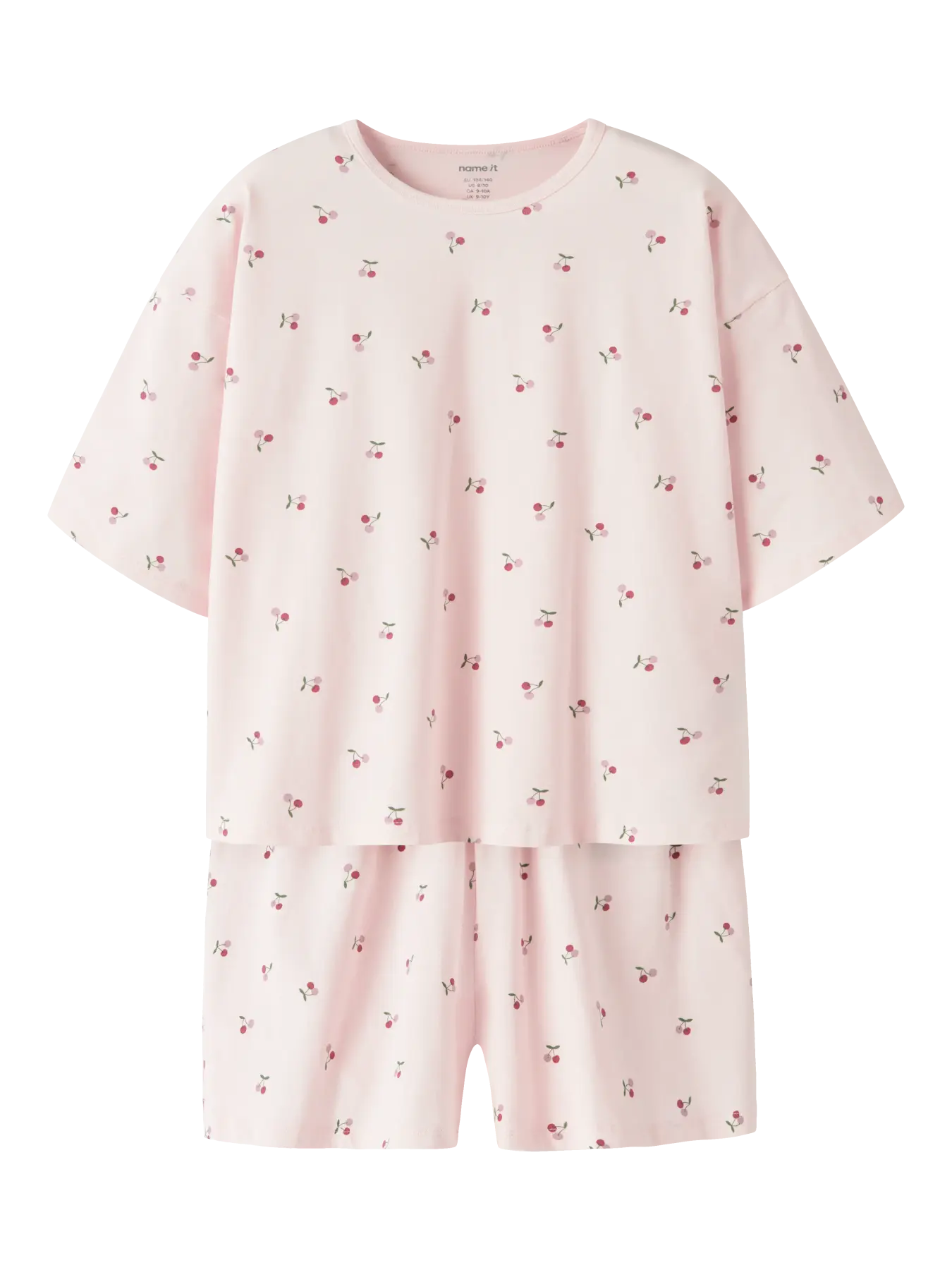NAME IT Pyjama-Set mit Kirschenprint aus Bio-Baumwolle – nachhaltige Kindermode bei Bärechind Winterthur Zürich Schweiz