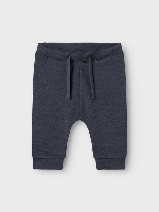 Dunkelblaue Baby Wollhose von NAME IT mit Kordelzug – zu kaufen bei Bärechind in Winterthur, Zürich, Schweiz.