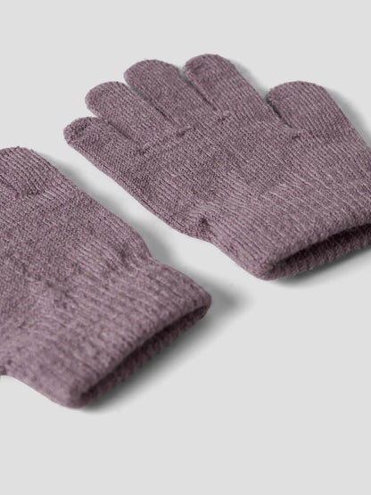 Fingerhandschuhe aus Merinowolle mit Nylon und Elastan, dehnbar und mitwachsend