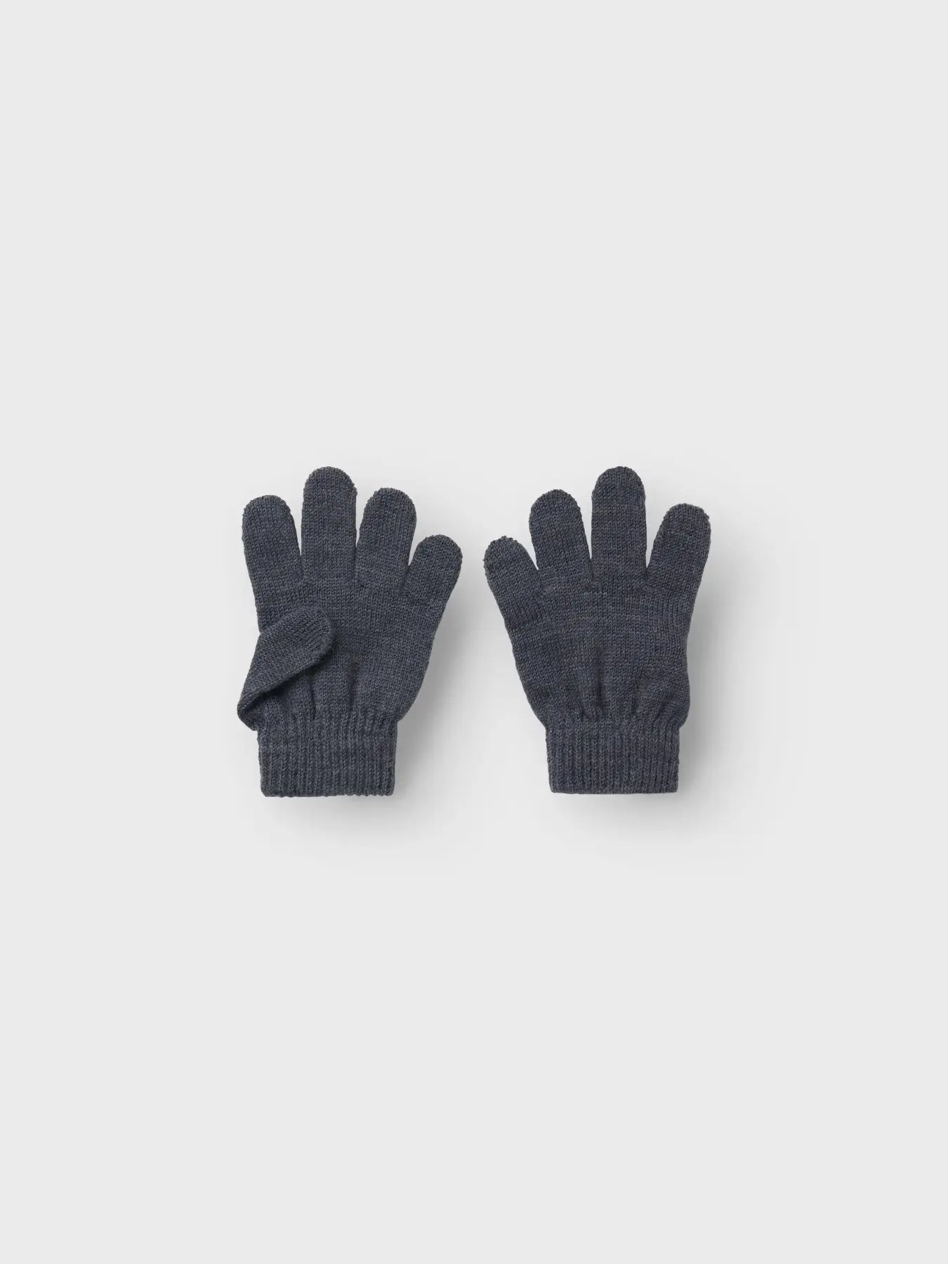 Name it Merino Fingerhandschuhe Kleinkind in Blue, Vorderansicht