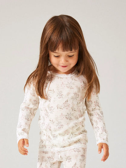 Detailansicht des Needle Langarmshirt in Snow White