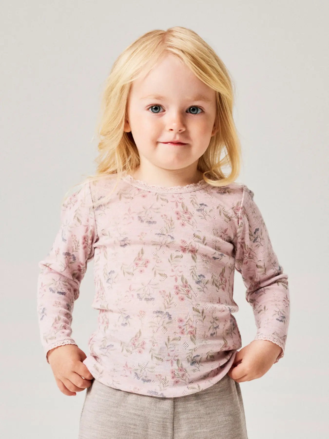 Name it Needle Langarmshirt in Violet Ice bei Bärechind