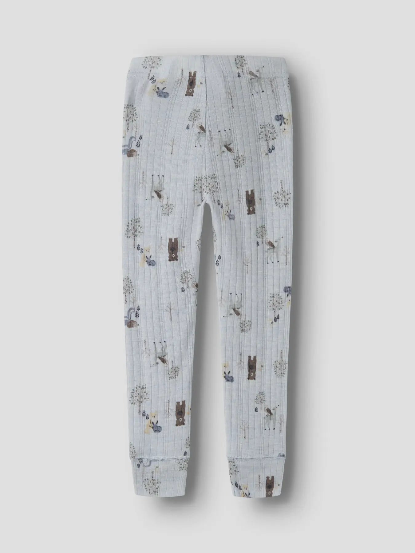 Lange Legging aus 100% Merinowolle im Needle-Strick, ideal zum Schichten