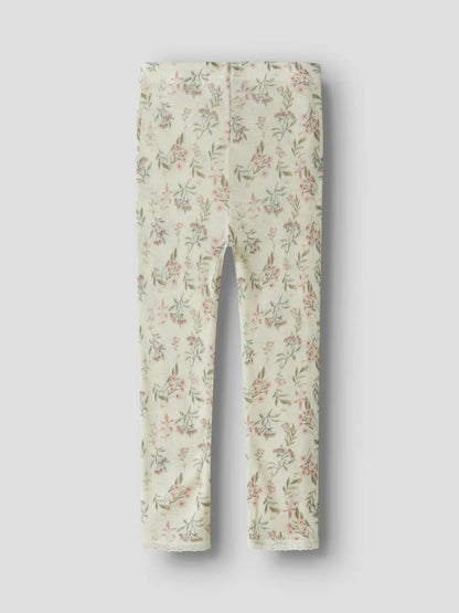 Leggings aus 100% Merinowolle im Needle-Strick für Kinder
