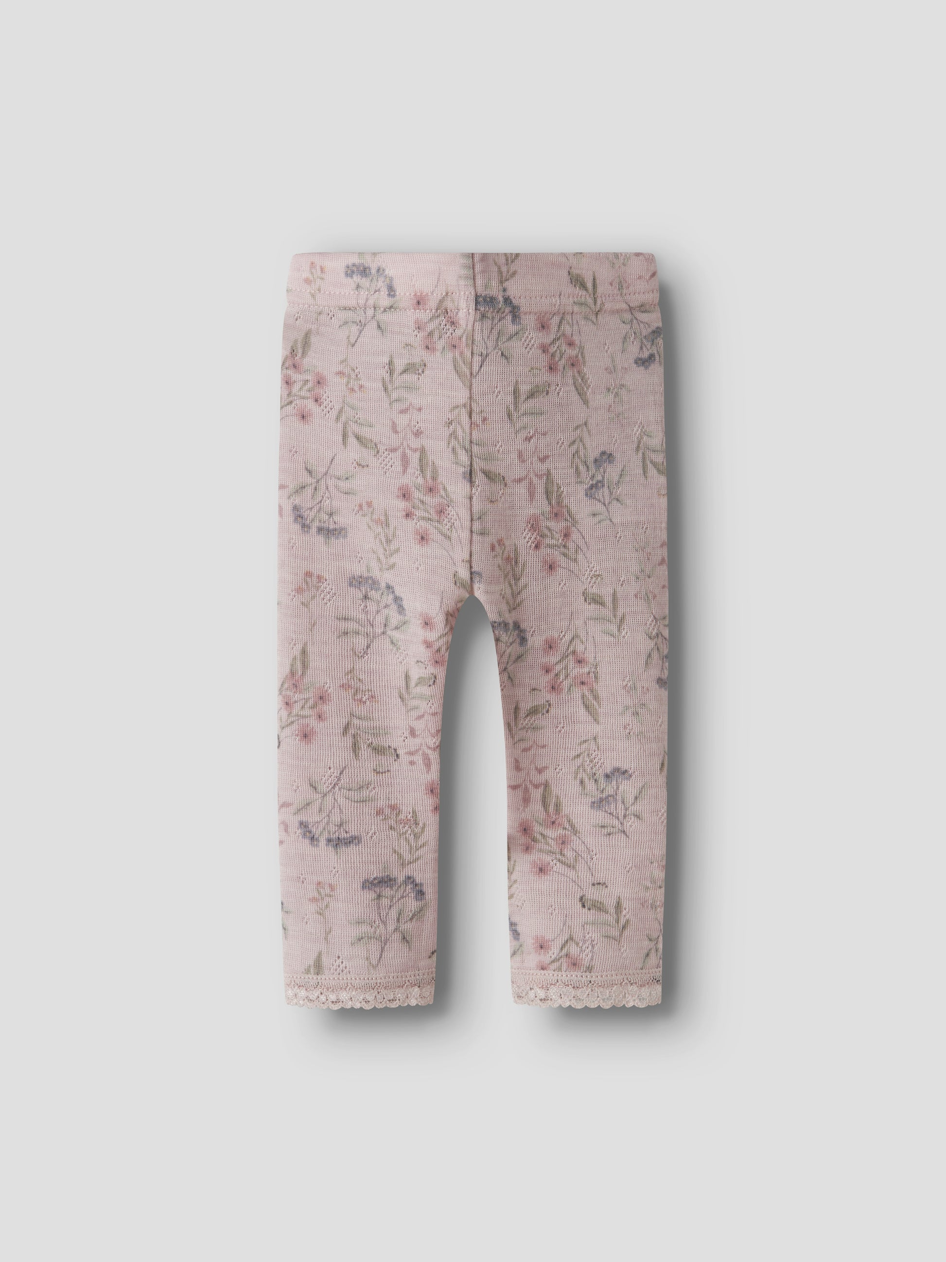 Leggings aus 100% Merinowolle im Needle-Strick