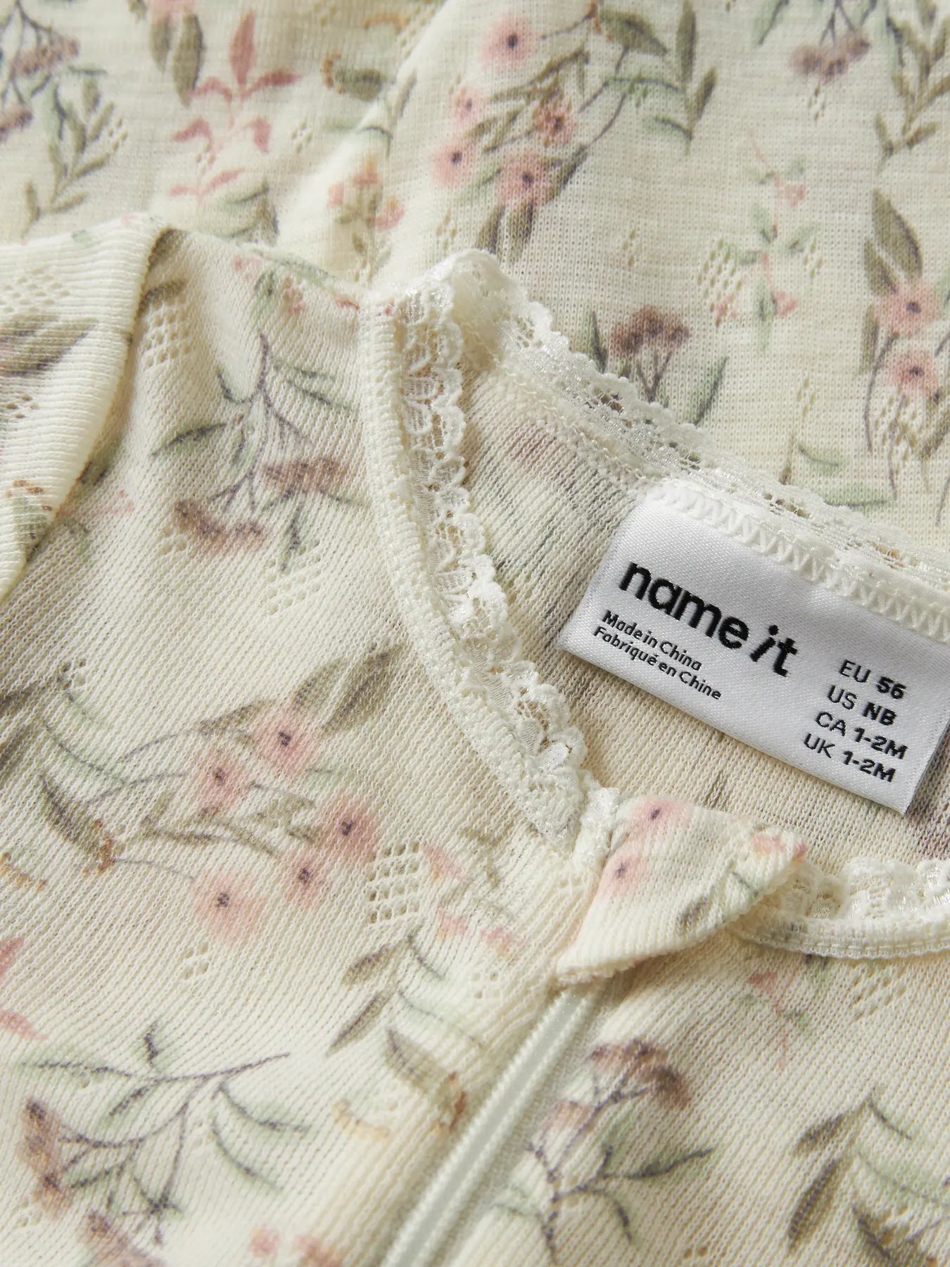 Name it Needle Pyjama Overall in Snow White bei Bärechind