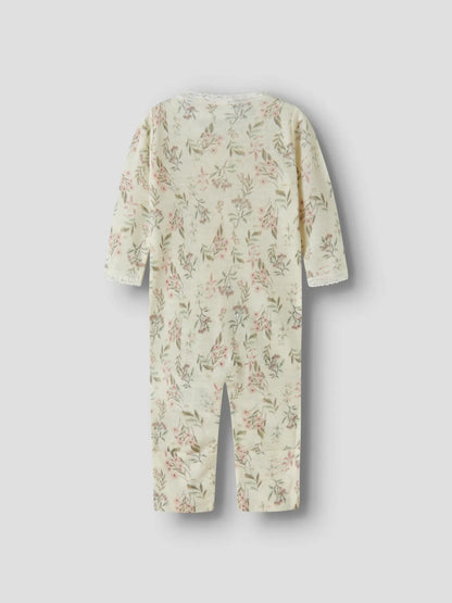Pyjama-Overall aus 100% Merinowolle, warm für die Nacht