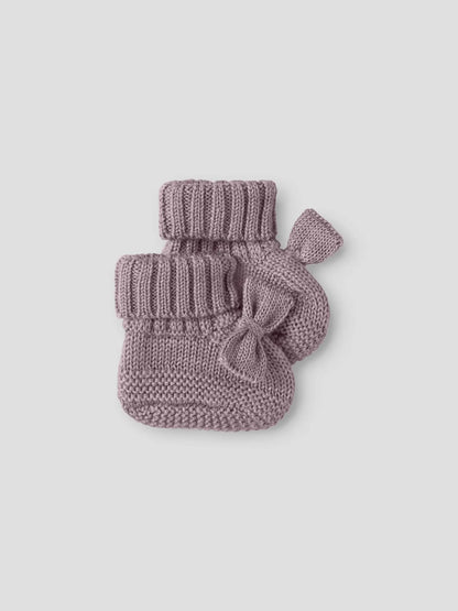 Gestrickte Hausschuhe aus 100% Wolle, warm und weich
