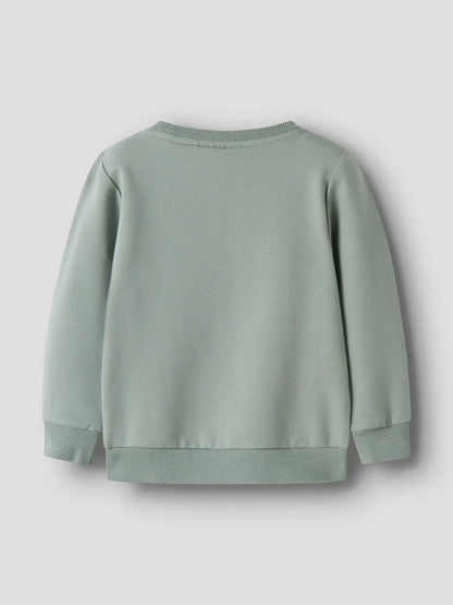 Rückansicht des NAME IT Sweatshirts mit Einhornmotiv bei Bärechind Winterthur Zürich Schweiz