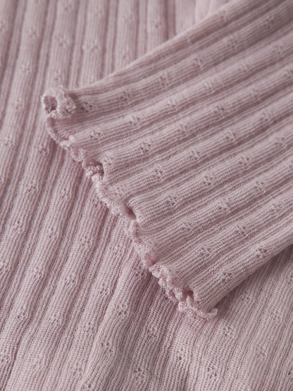 Name it Wolle-Seide Leggings in Violet Ice bei Bärechind