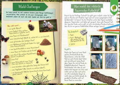 Naturforscher Kids Mitmachbuch im Wald – Waldabenteuer und Experimente für Kinder Buch im Kinderladen Bärechind Winterthur Schweiz