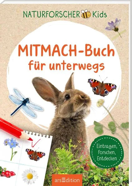 Naturforscher Kids Mitmachbuch für unterwegs – Natur entdecken und Experimente für Kinder Buch im Kinderladen Bärechind Winterthur Schweiz.