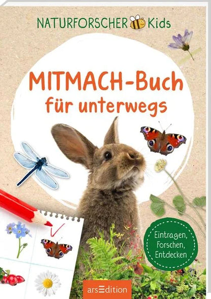 Naturforscher Kids Mitmachbuch für unterwegs – Natur entdecken und Experimente für Kinder Buch im Kinderladen Bärechind Winterthur Schweiz.