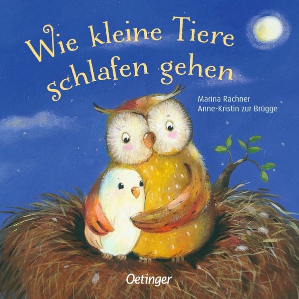 Cover des Gutenachtbuchs Wie kleine Tiere schlafen gehen von Anne-Kristin zur Brügge