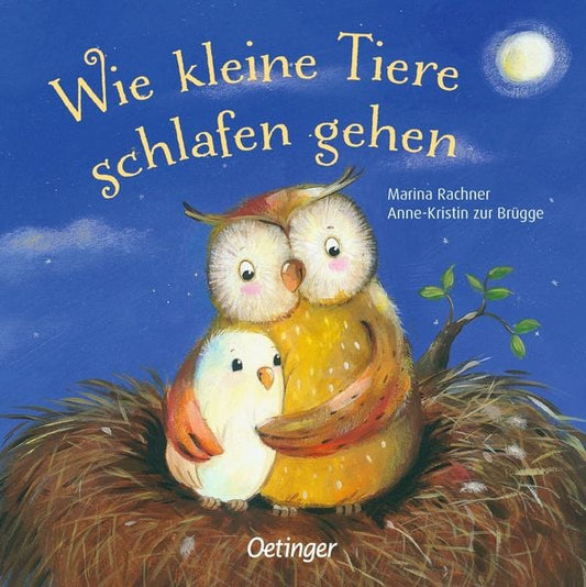 Cover des Gutenachtbuchs Wie kleine Tiere schlafen gehen von Anne-Kristin zur Brügge
