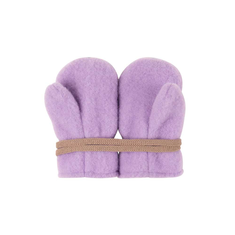 Pure Pure Babyhandschuhe Wollfleece in Lilac bei Bärechind