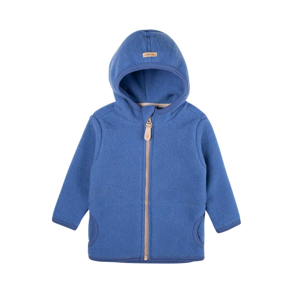 Pure Pure Kinderwollfleece Jacke in Bright-Blue bei Bärechind