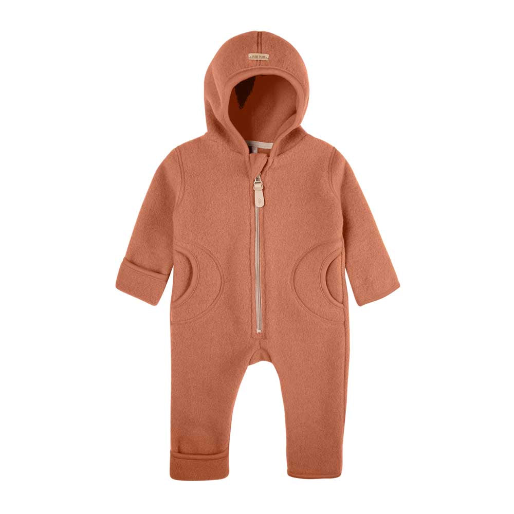 Pure Pure Wollfleece Overall in Mocha bei Bärechind