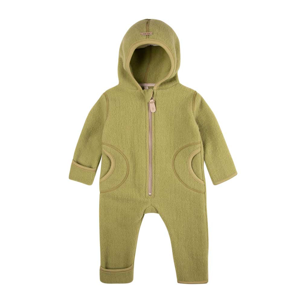 Pure Pure Wollfleece Overall in Soft-Green bei Bärechind