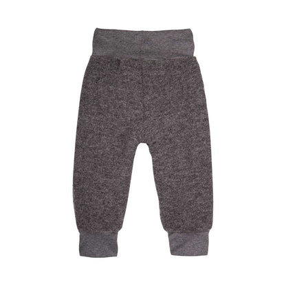Rückansicht der Pure Pure Wollwalk Hose in Grau-Melange