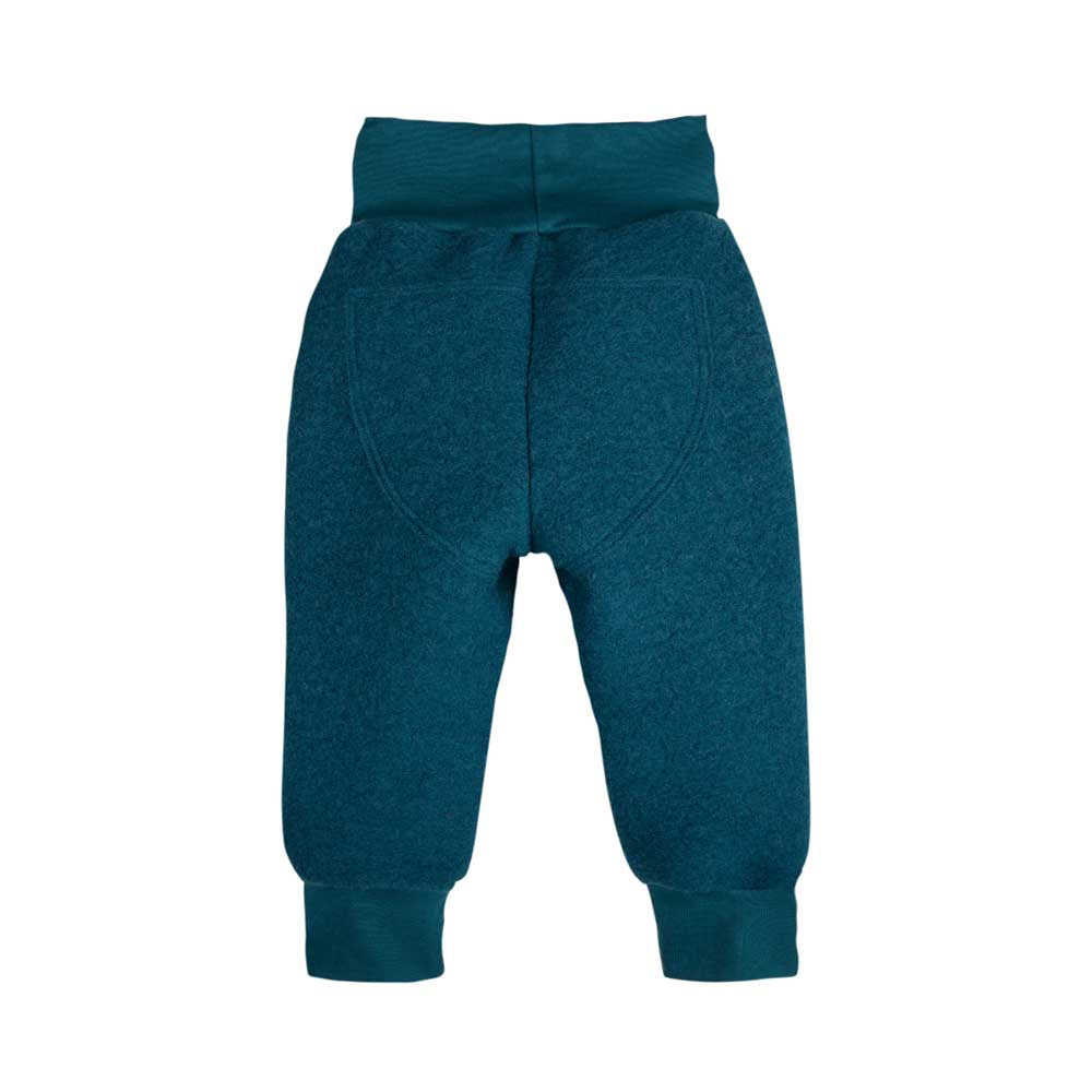 Rückansicht der Pure Pure Wollwalk Hose in Petrol