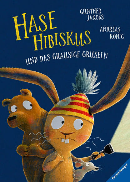 Cover des Bilderbuchs Hase Hibiskus und das grausige gruseln von Andreas König