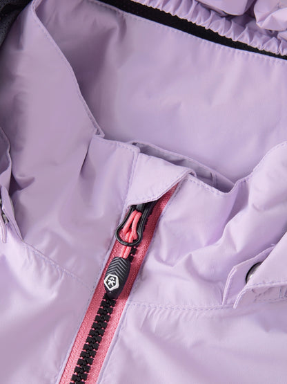 Detail Reissverschluss mit Kinnschutz Regenjacke Color Kids im Bärechind Winterthur Zürich Schweiz