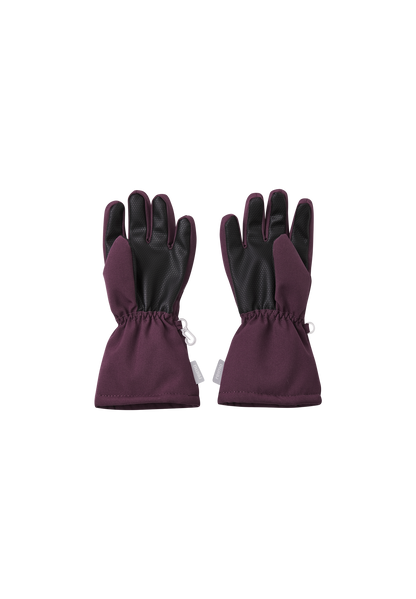 Rückenansicht der Reima Milne Fingerhandschuhe in Deep Purple
