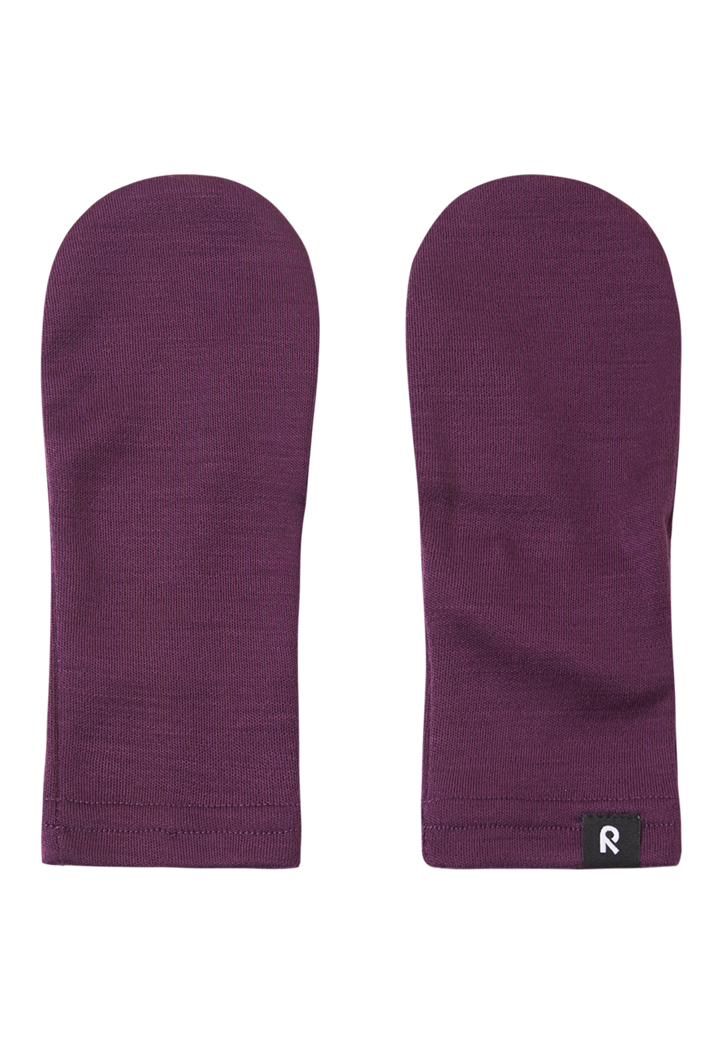 Detail Merinowolle Reima Eino Fäustlinge Deep Purple
