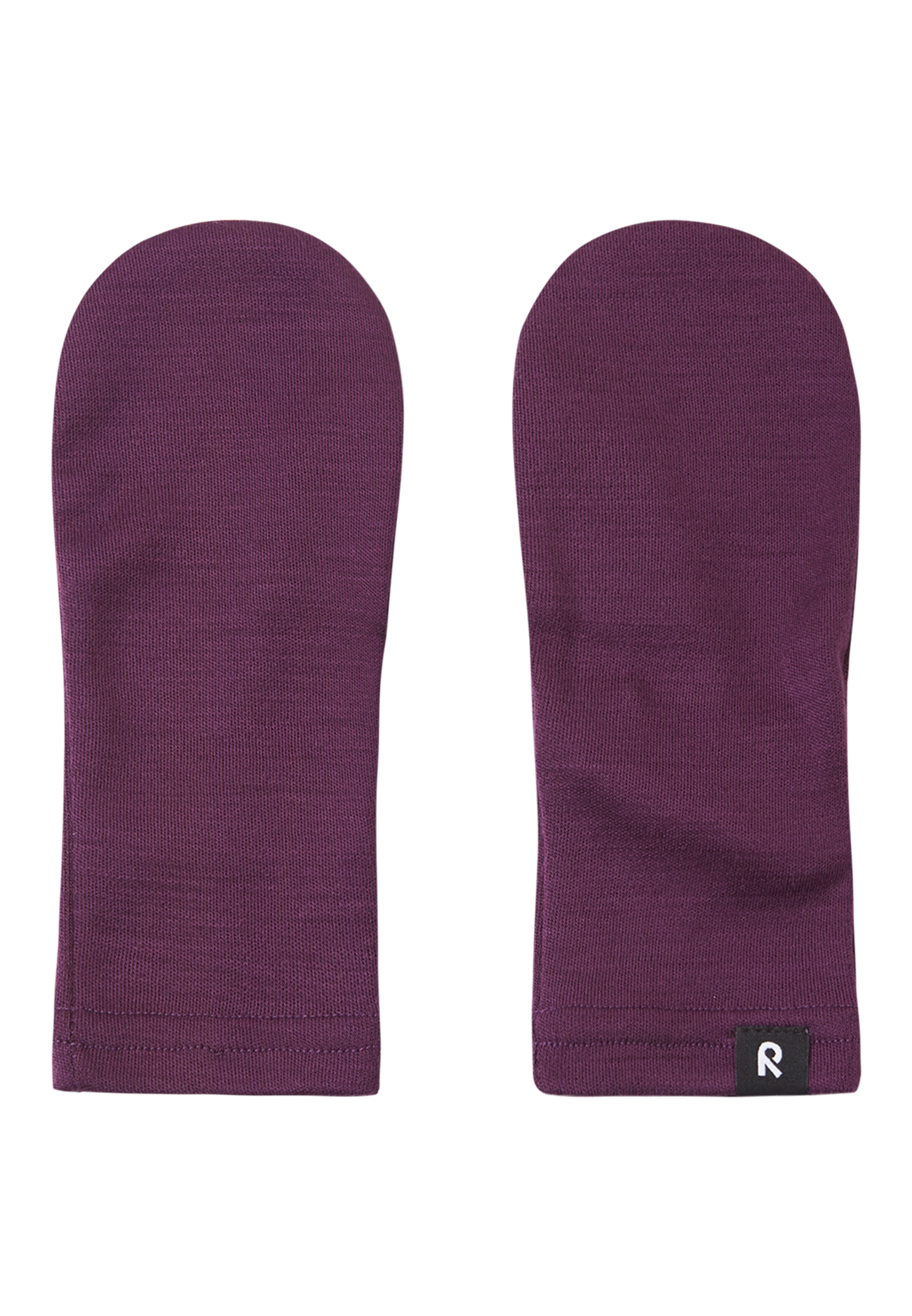 Detail Merinowolle Reima Eino Fäustlinge Deep Purple